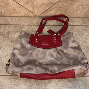 COACH Ashley Dotted Art Bag
